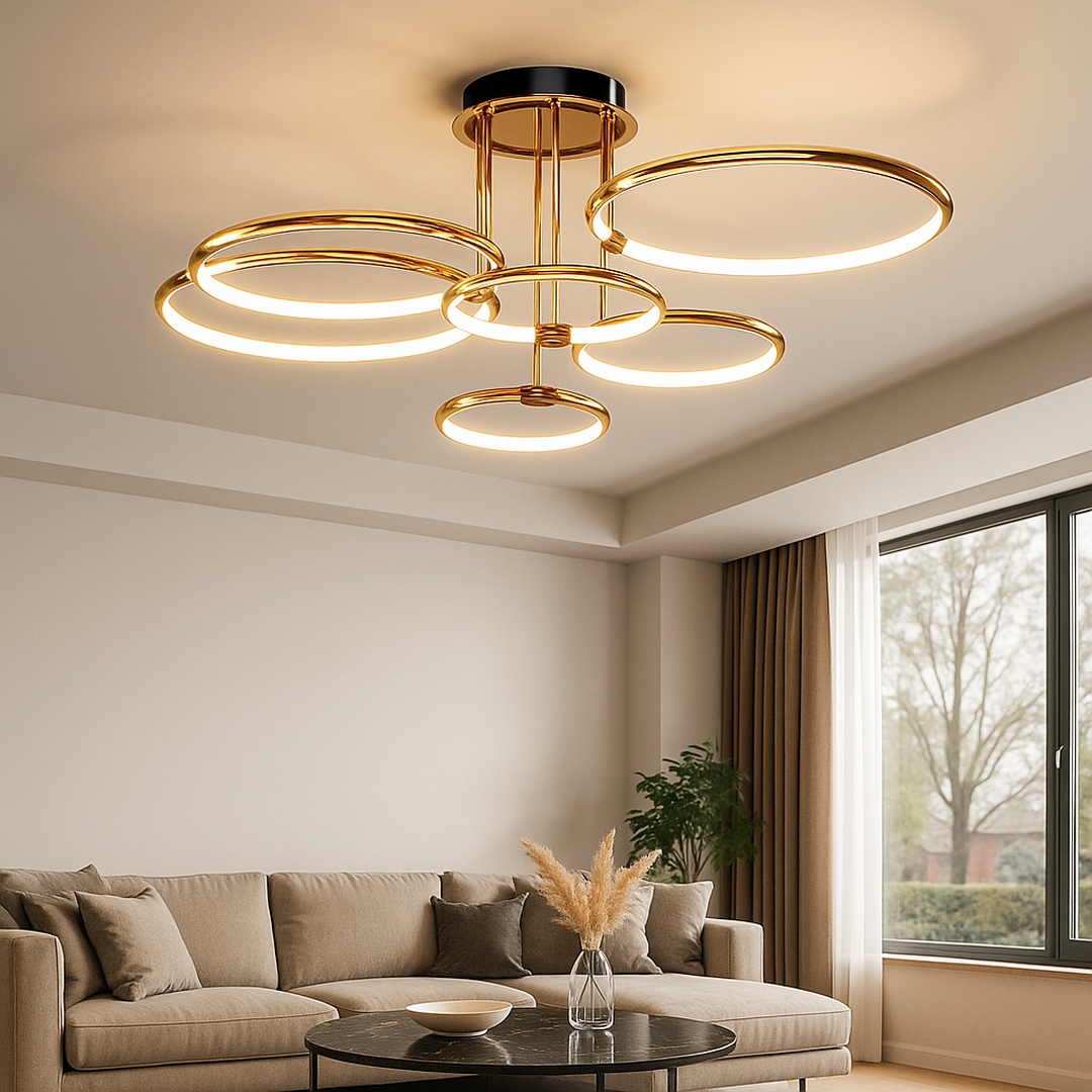 Ring-shaped LED ceiling light