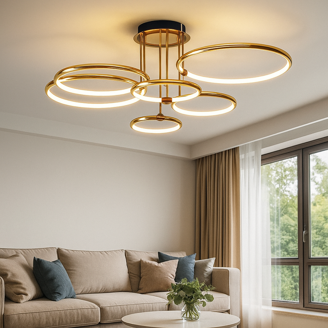 Ring-shaped LED ceiling light
