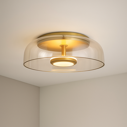 Glass LED ceiling light