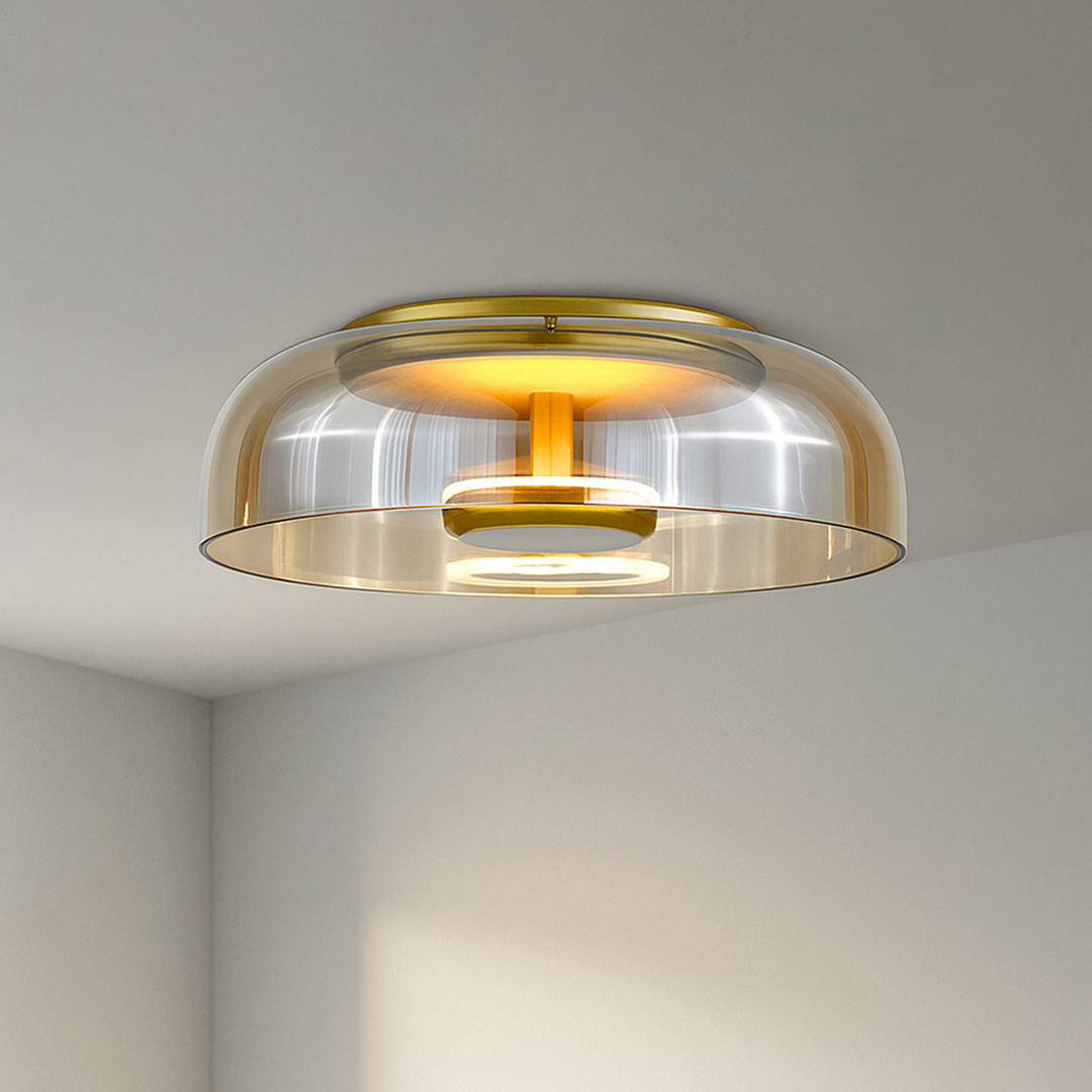 Glass LED ceiling light