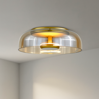 Glass LED ceiling light