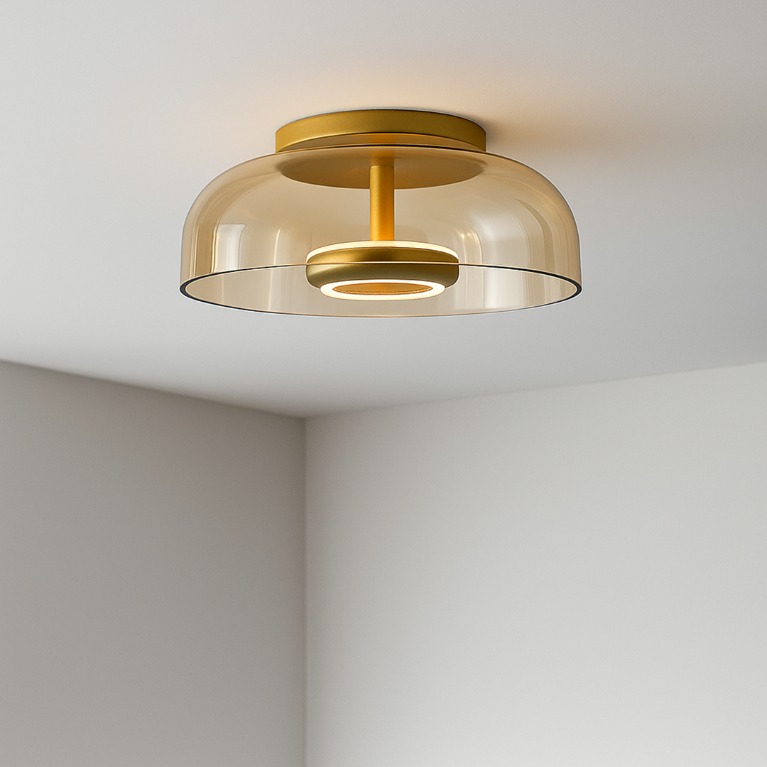 Glass LED ceiling light