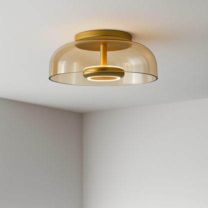 Glass LED ceiling light
