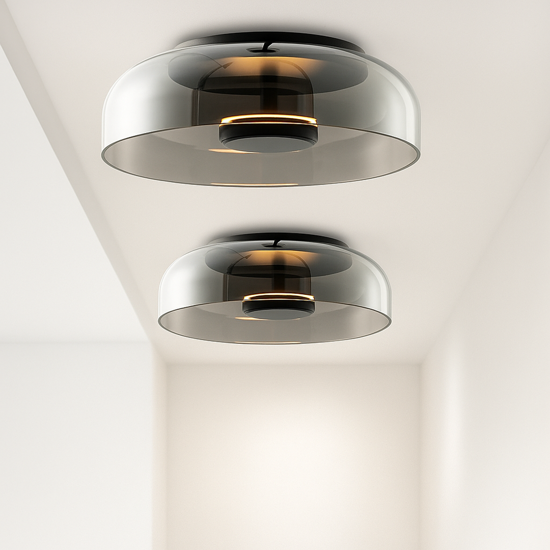 Glass LED ceiling light