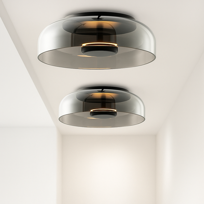 Glass LED ceiling light