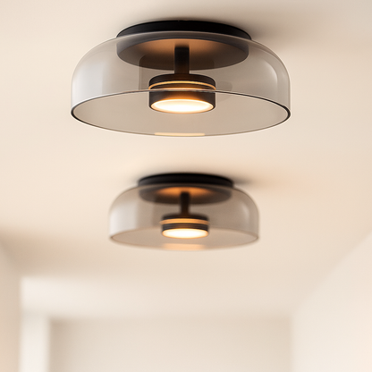 Glass LED ceiling light