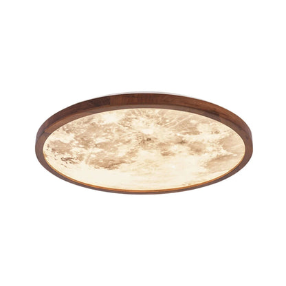 Round moon ceiling lamp