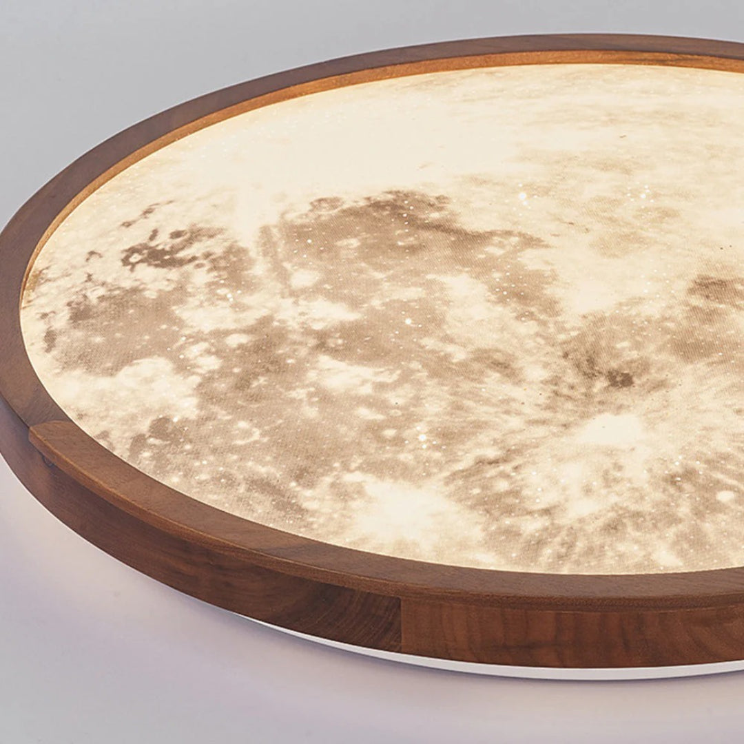 Round moon ceiling lamp