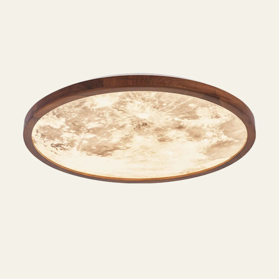 Round moon ceiling lamp