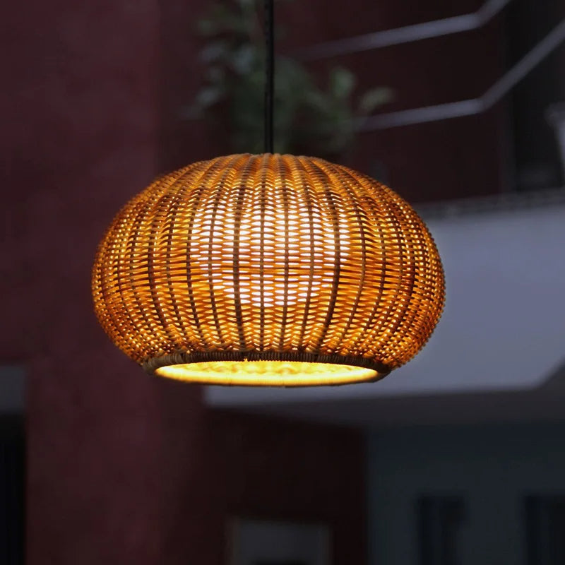 Plafonnier tressé
