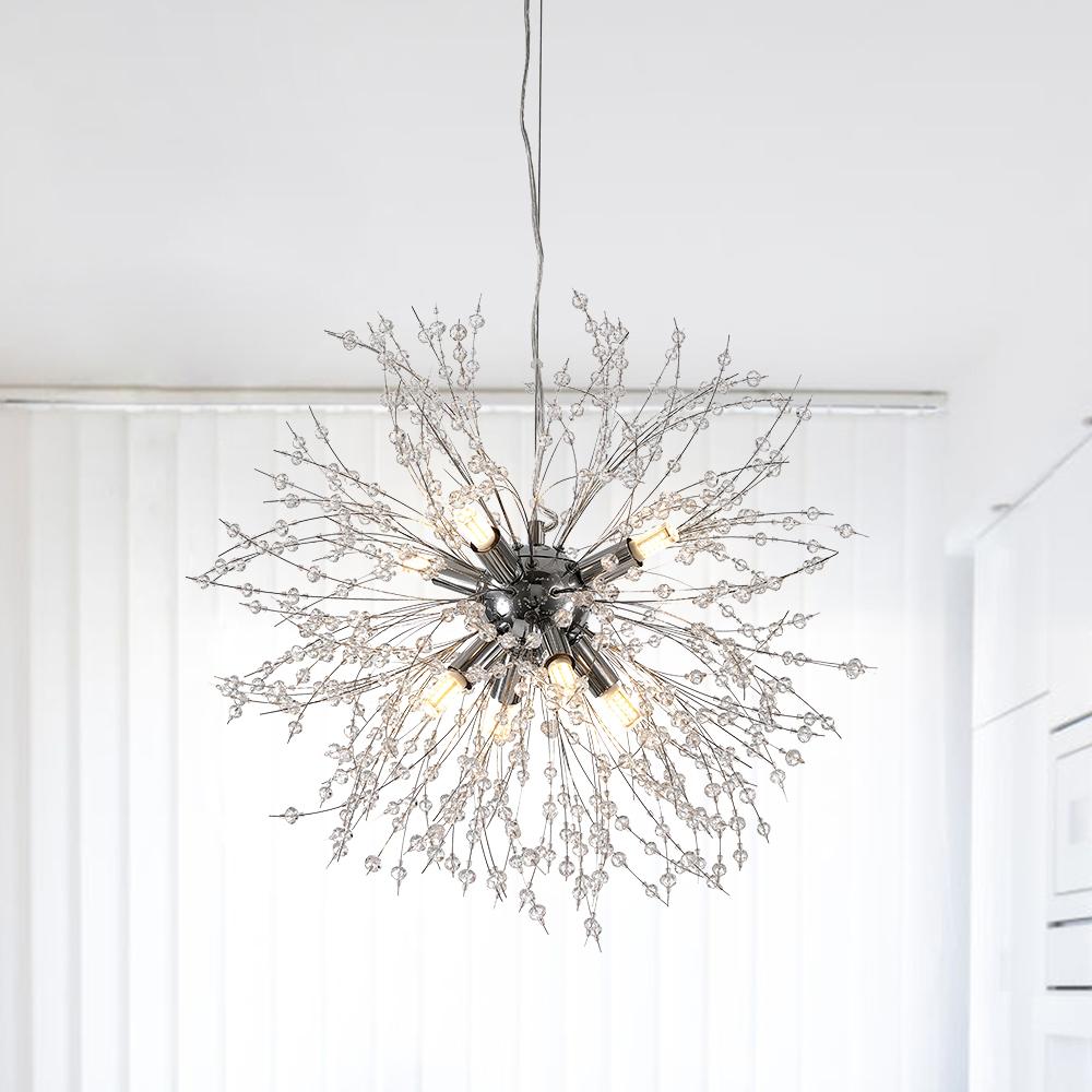 Lampa sufitowa Sputnik kryształowa