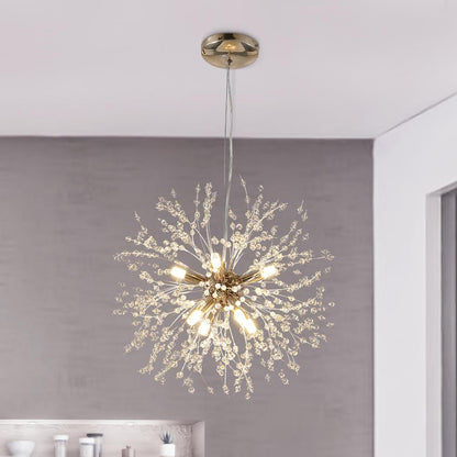 Lampa sufitowa Sputnik kryształowa