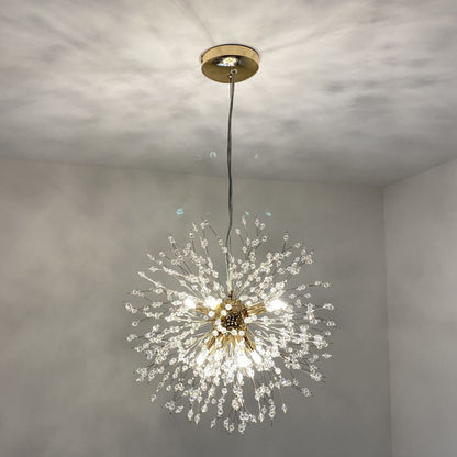 Lampa sufitowa Sputnik kryształowa