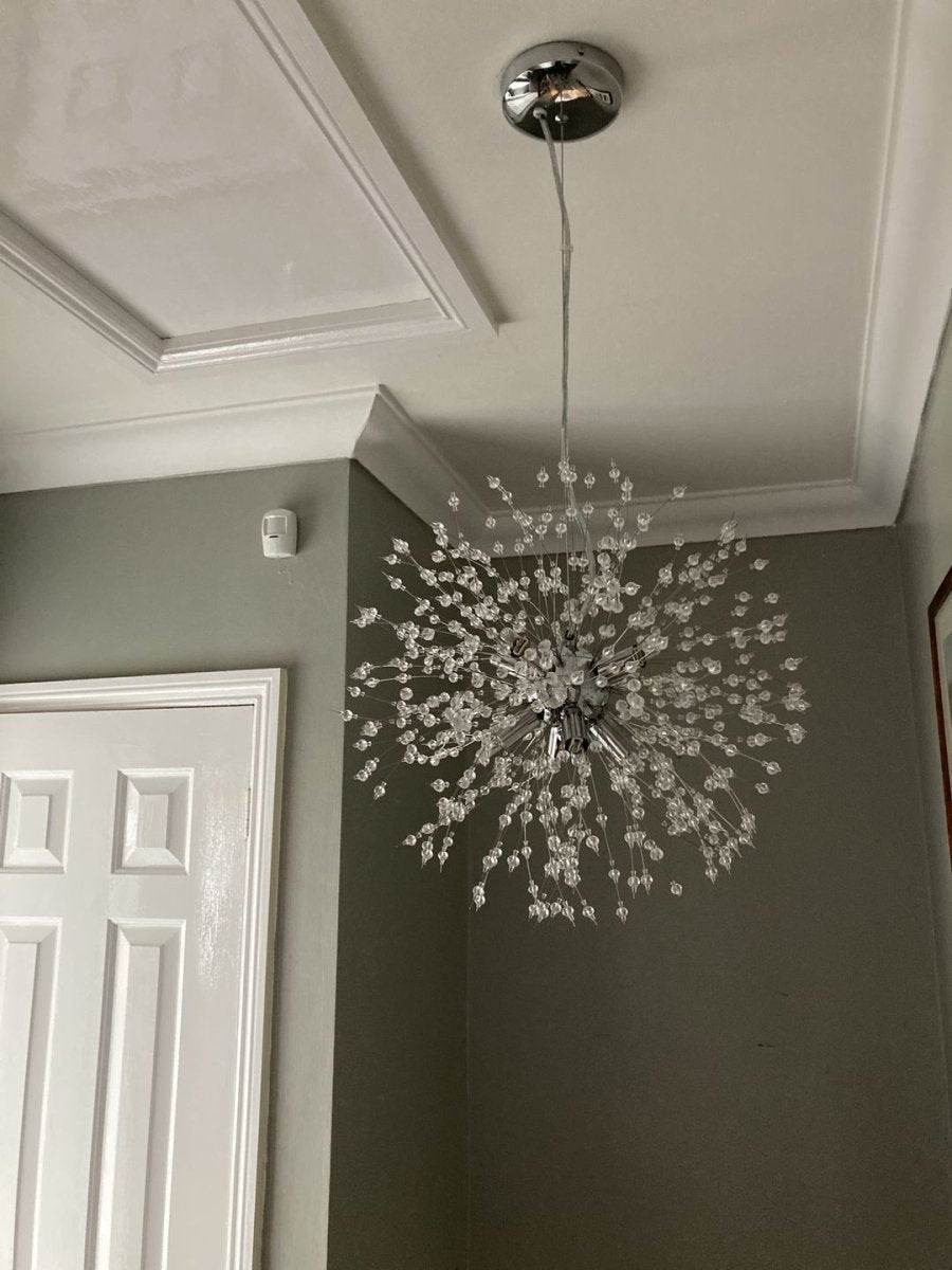 Lampa sufitowa Sputnik kryształowa