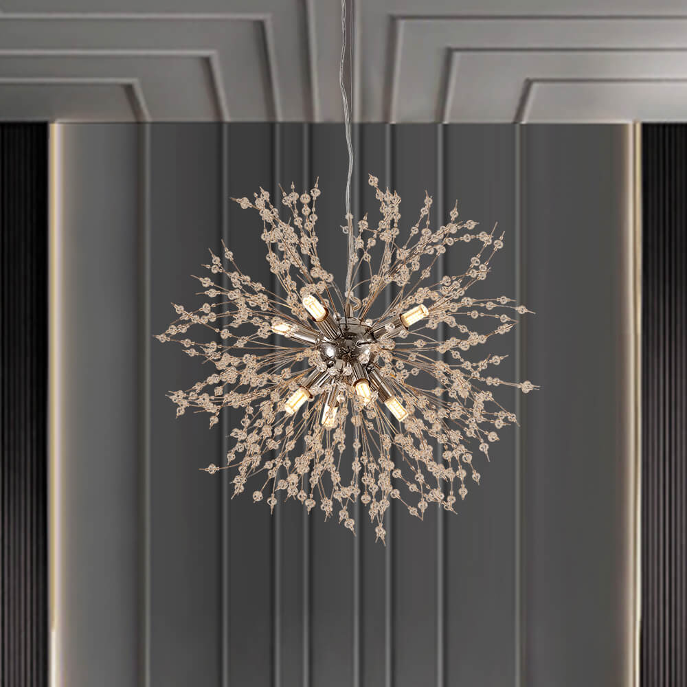 Lampa sufitowa Sputnik kryształowa