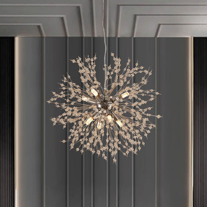 Lampa sufitowa Sputnik kryształowa