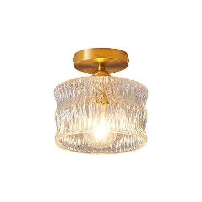 Glass ceiling lamp