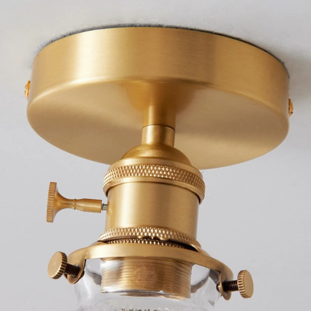 Glass ceiling lamp