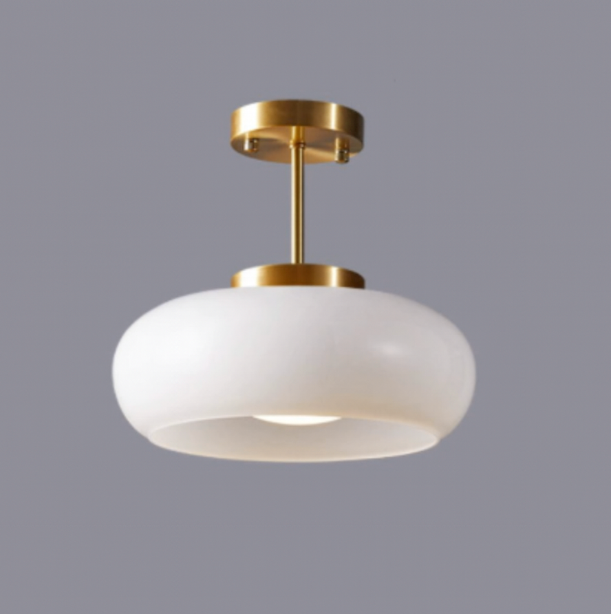 Lampa sufitowa szklany klosz