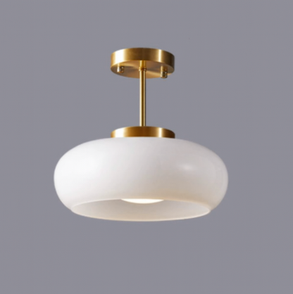 Lampa sufitowa szklany klosz