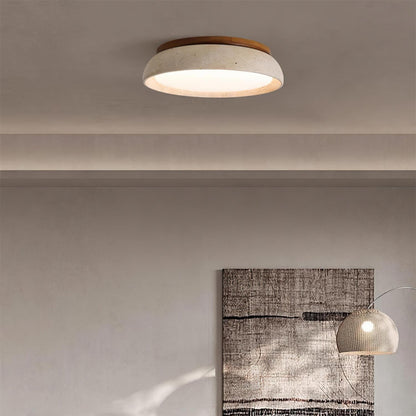Stropní lampa z travertinu