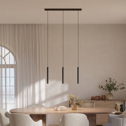 Lampa wisząca 4-punktowa czarna