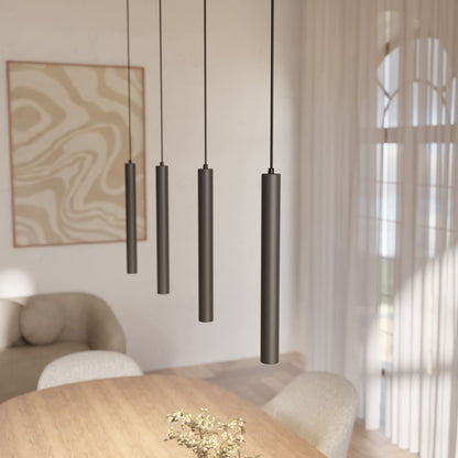 Lampa wisząca 4-punktowa czarna
