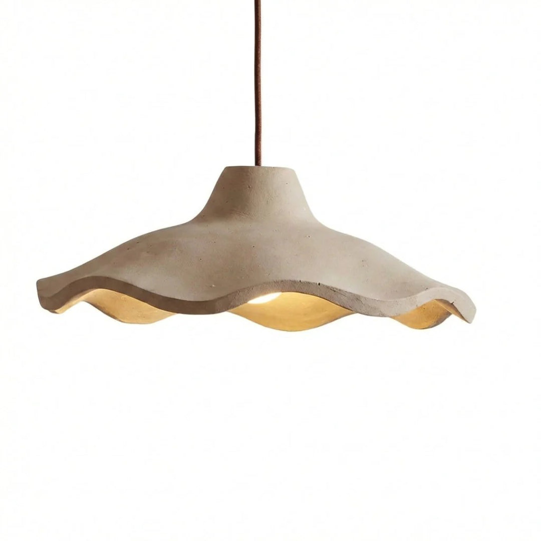 Lampe suspendue en ciment