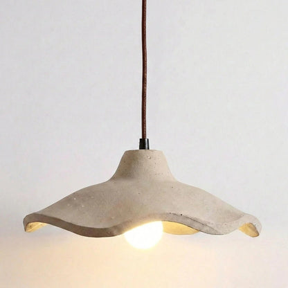 Lampe suspendue en ciment