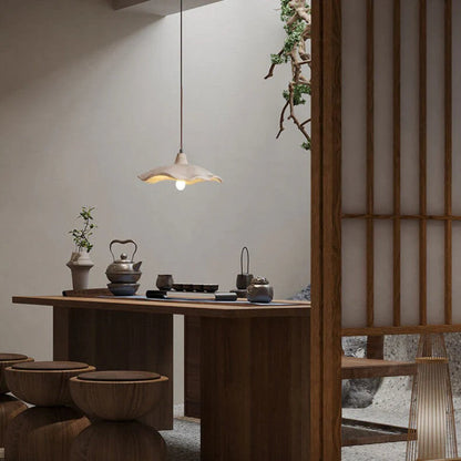 Lampe suspendue en ciment