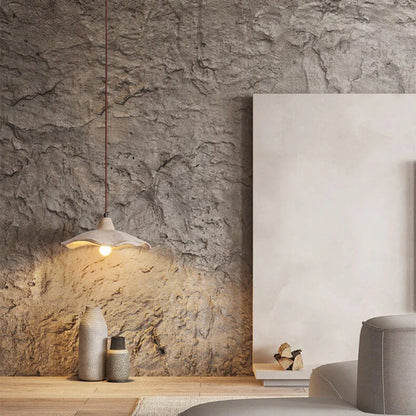 Lampe suspendue en ciment