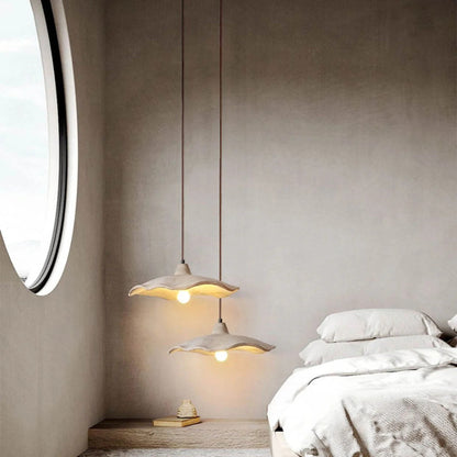 Lampe suspendue en ciment