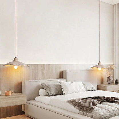 Lampe suspendue en ciment
