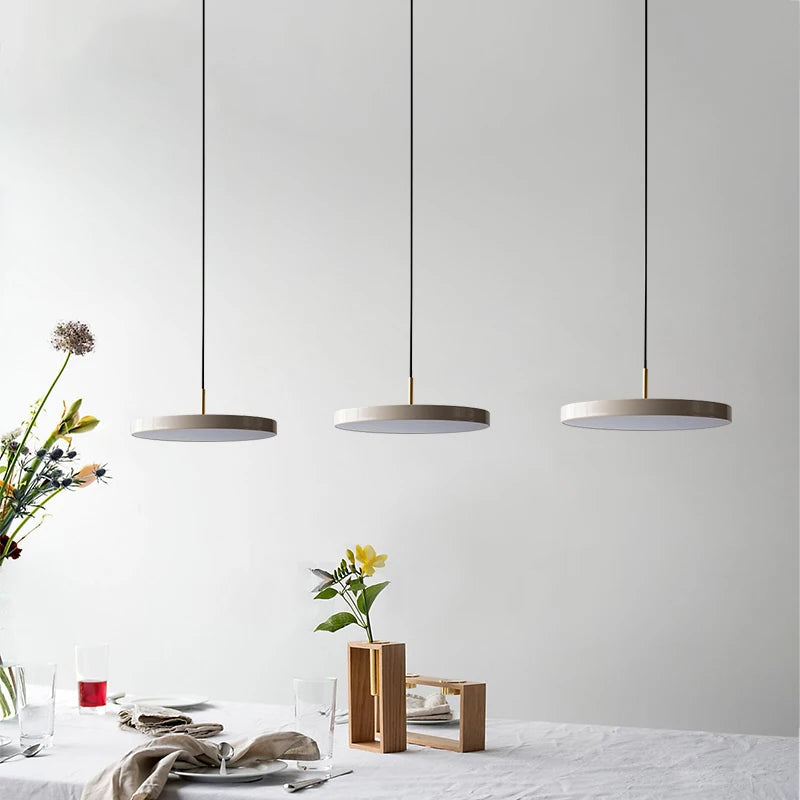 Lampa wisząca dysk LED