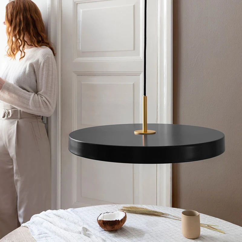 Lampa wisząca dysk LED