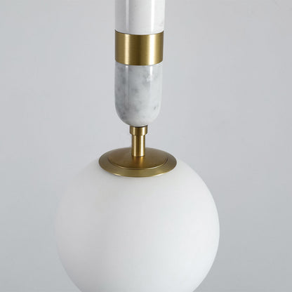 Globe pendant lamp