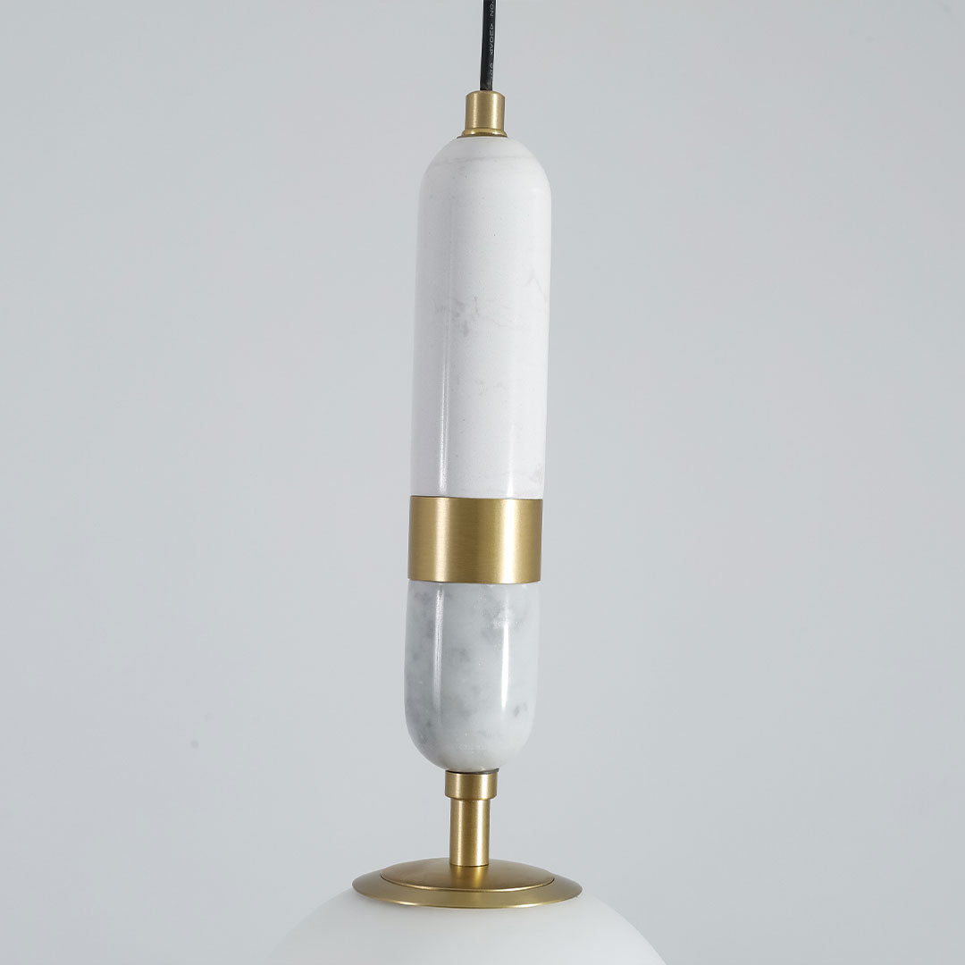 Globe pendant lamp