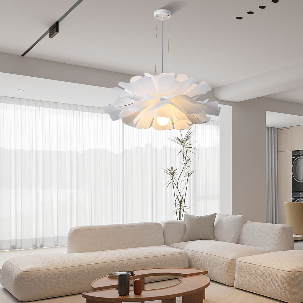 Lotus flower pendant lamp