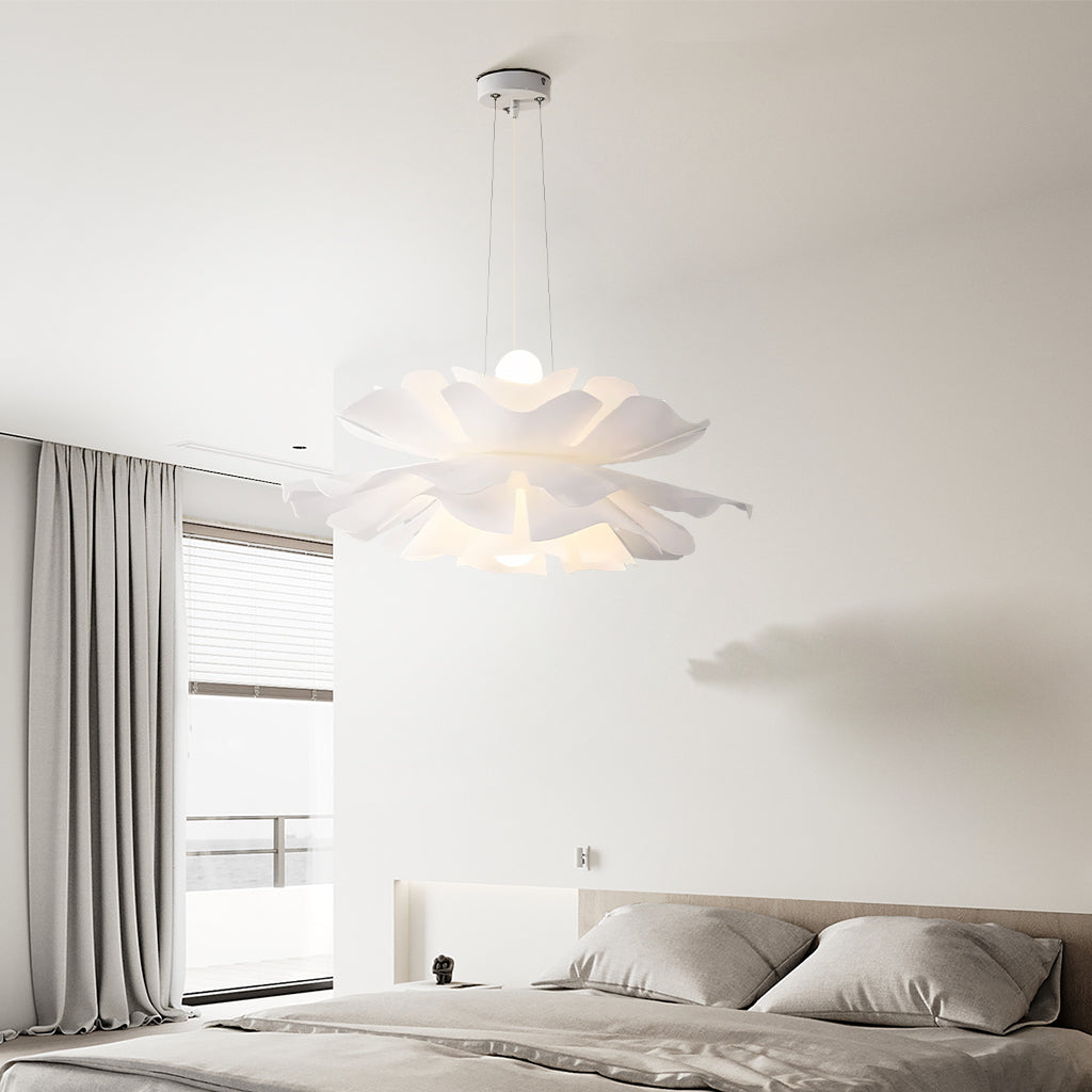 Lotus flower pendant lamp