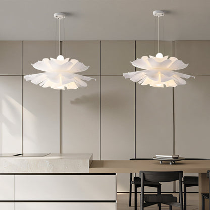 Lotus flower pendant lamp