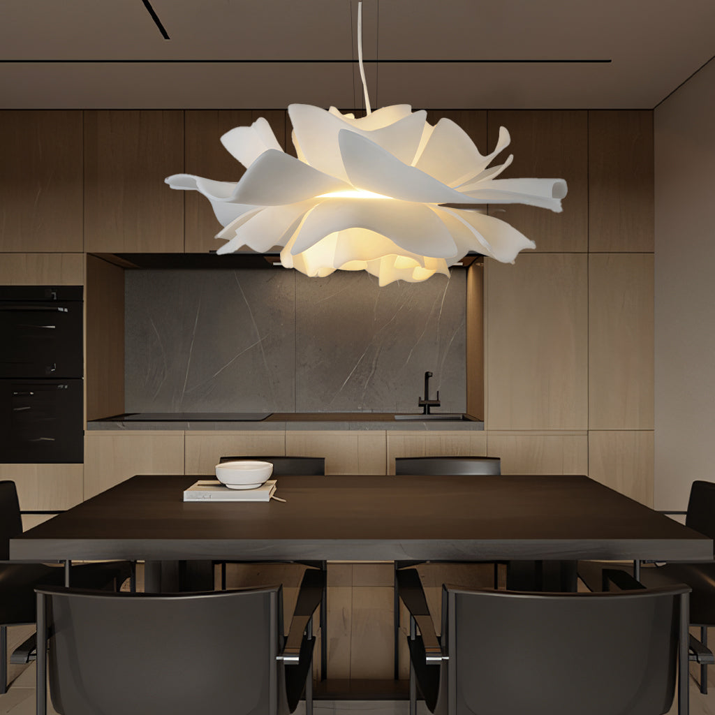 Lotus flower pendant lamp