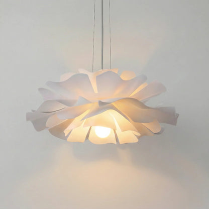 Lotus flower pendant lamp