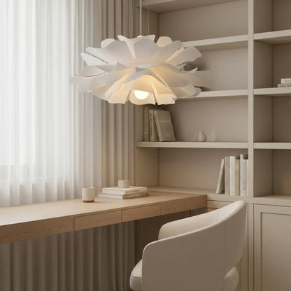 Lotus flower pendant lamp