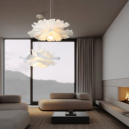 Lotus flower pendant lamp