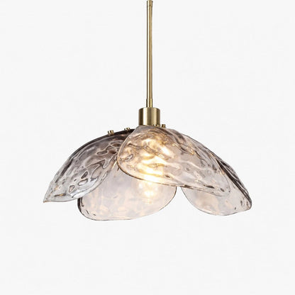 Lampa wisząca kwiatowy klosz