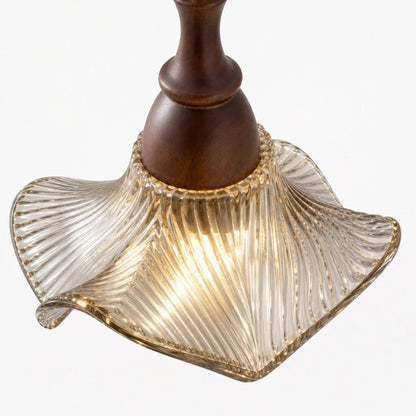 Flower-shaped pendant lamp
