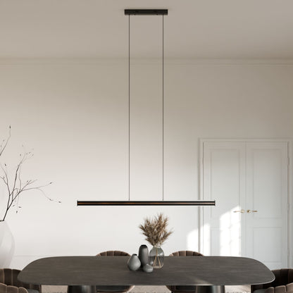 Linear LED pendant light