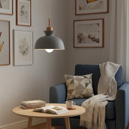 Lampa wisząca metalowa
