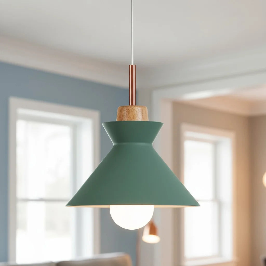 Lampa wisząca metalowa