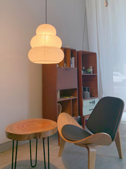 Lampa wisząca papierowa
